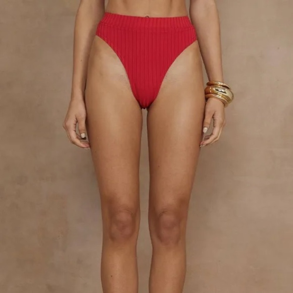 NEW Runaway the Label Bella High Waisted Brief Pink XL